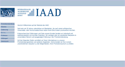 Desktop Screenshot of iaad.de